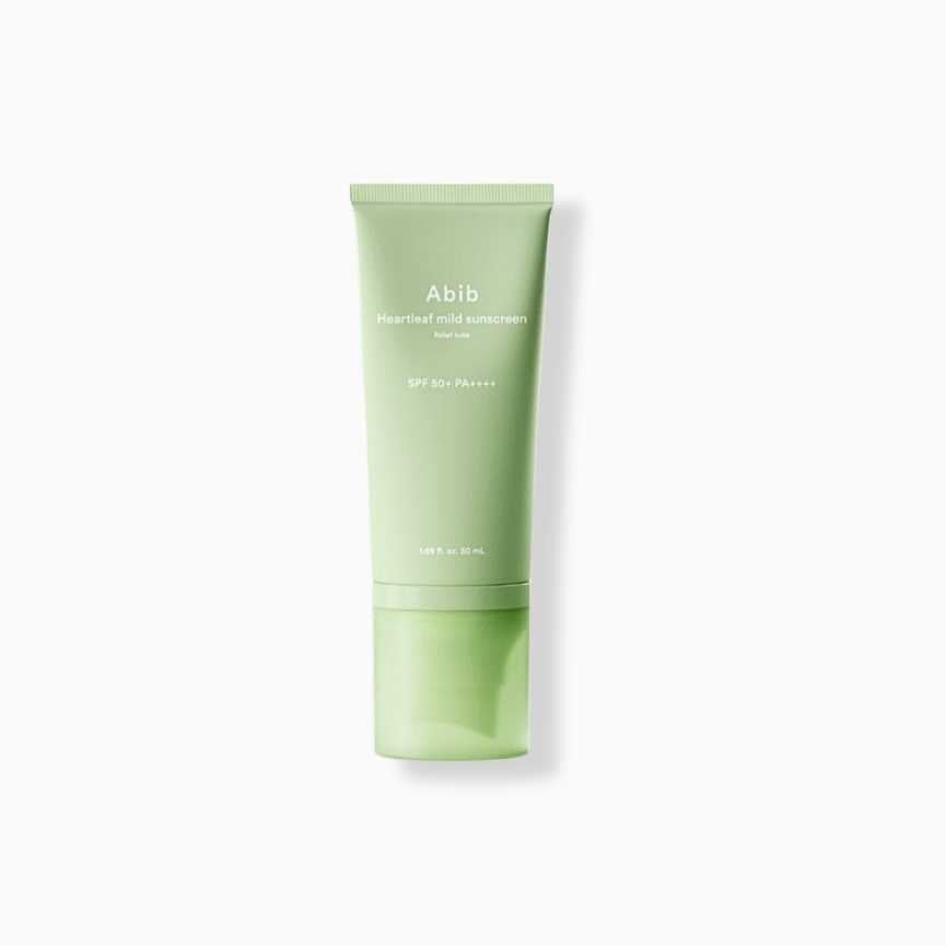 Abib Heartleaf Mild Relief Sunscreen Tube 50ml