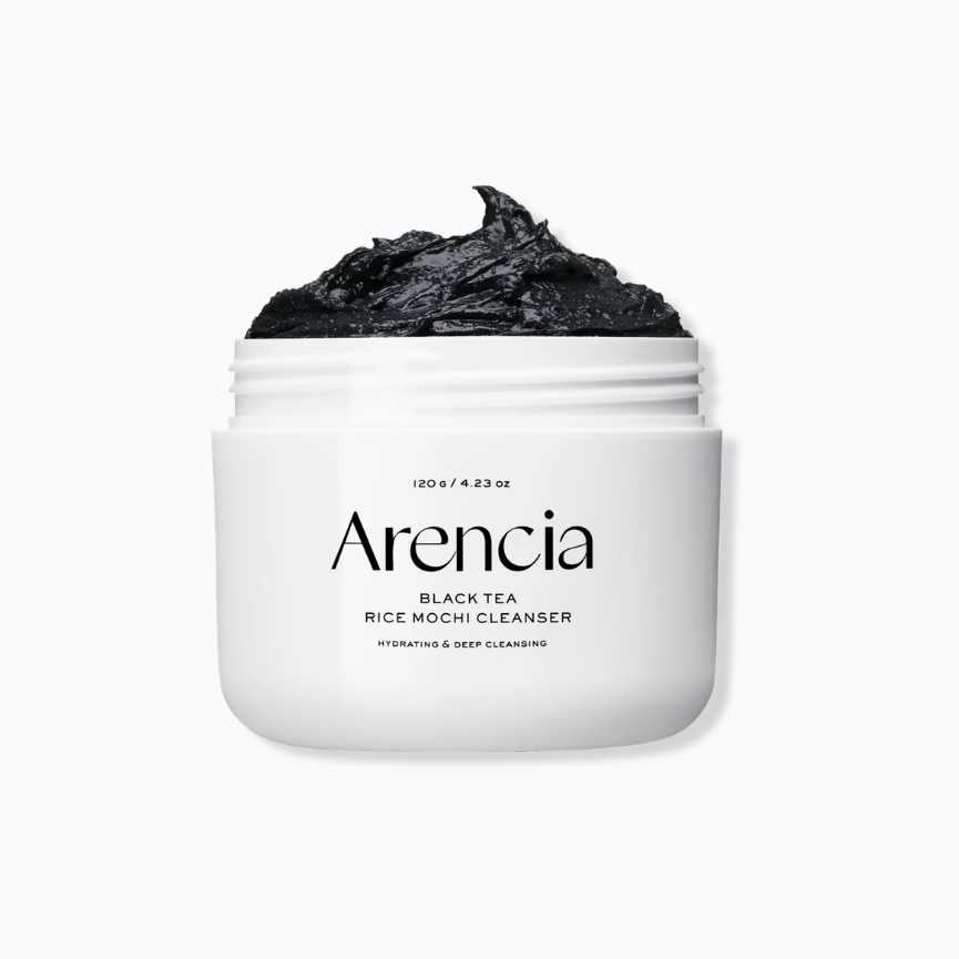 Arencia Black Tea Rice Mochi Cleanser 120g