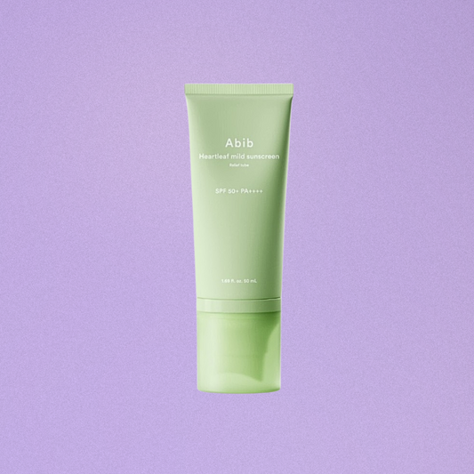 Abib Heartleaf Mild Relief Sunscreen Tube 50ml