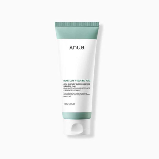 Anua Heartleaf Succinic Moisture Cleansing Foam 150ml