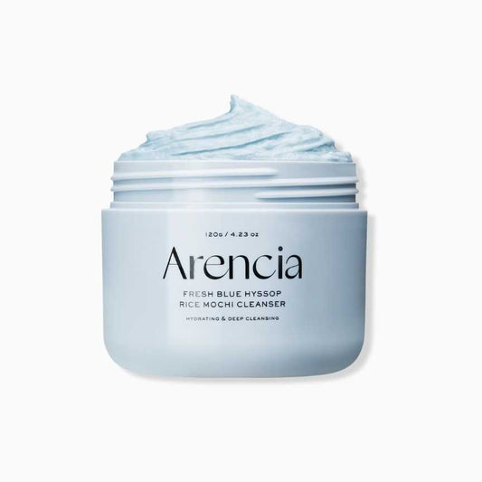Arencia Fresh Blue Hyssop Rice Mochi Cleanser 120g