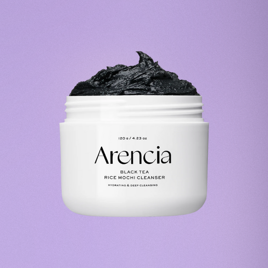 Arencia Black Tea Rice Mochi Cleanser 120g